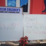 koordination training john supports local charity with generous donation of teaching materials